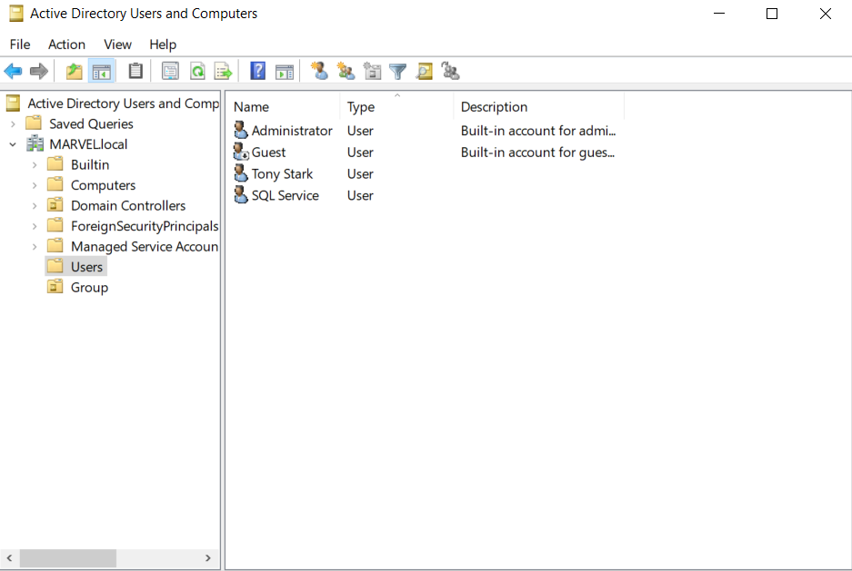 Setup Users, Groups and Policies
